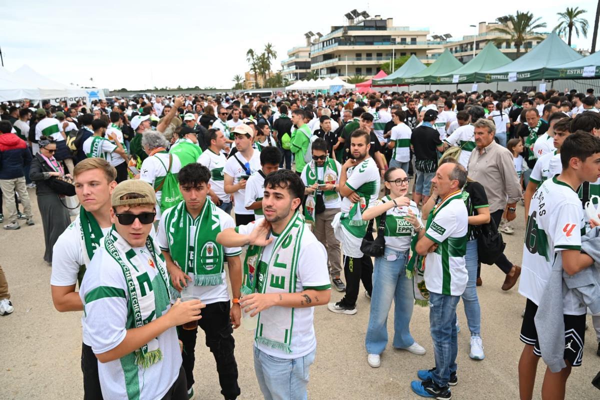 La afición se prepara para el Elche CF - Getafe CF