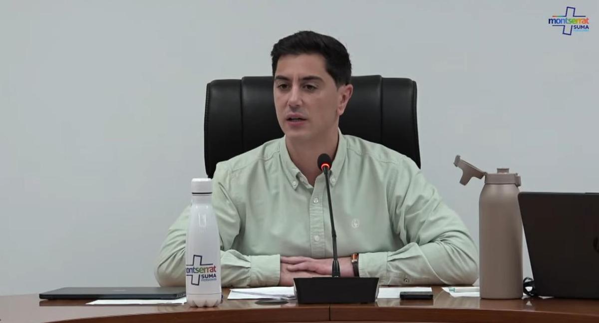 Intervención del alcalde de Montserrat, Sergio Vilar, en el último pleno.