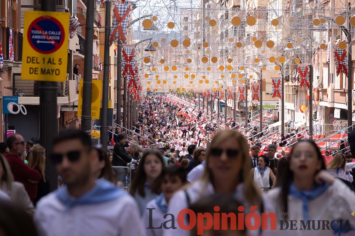 Desfile infantil en las Fiestas de Caravaca (Bando Caballos del Vino)