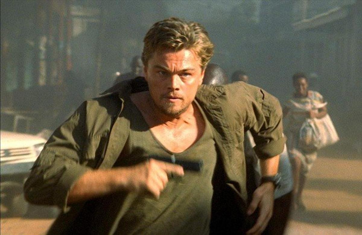 Leonardo DiCaprio, en una seqüència de ’Diamant de sang’. Leonardo DiCaprio, en una seqüència de ’Diamant de sang’.
