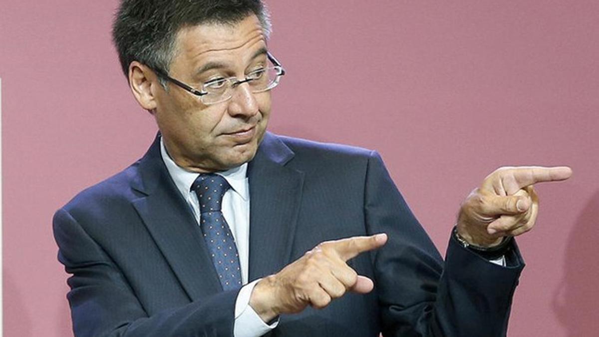 Josep Maria Bartomeu habló en el Congrès Mundial de Penyes