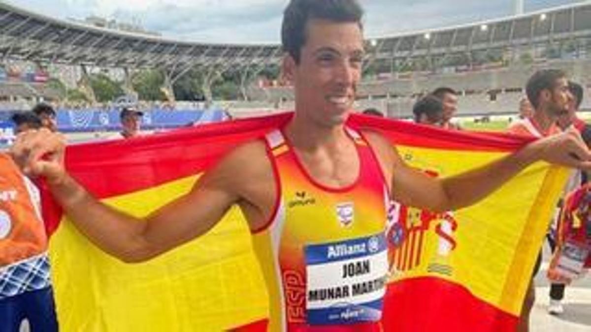 El mallorquín Joan Munar vuela hasta el bronce en longitud en el Mundial de atletismo paralímpico