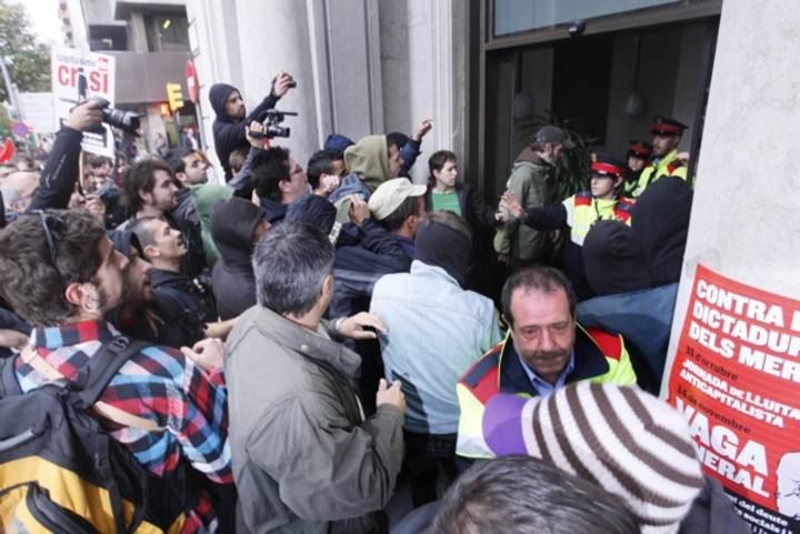 Incidents a la Cambra de Comerç