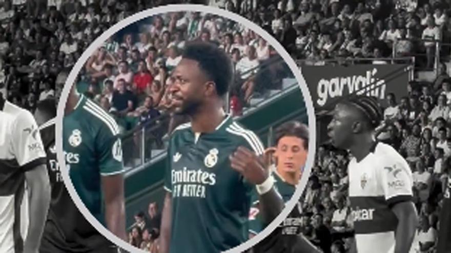 El otro lío de Vinícius con la afición del Elche: "Cuidado, cuidado..."
