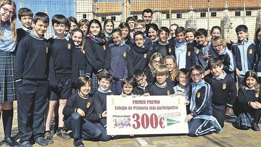 Lliuren els premis escolars de la Carrera Popular El Corte Inglés de Palma