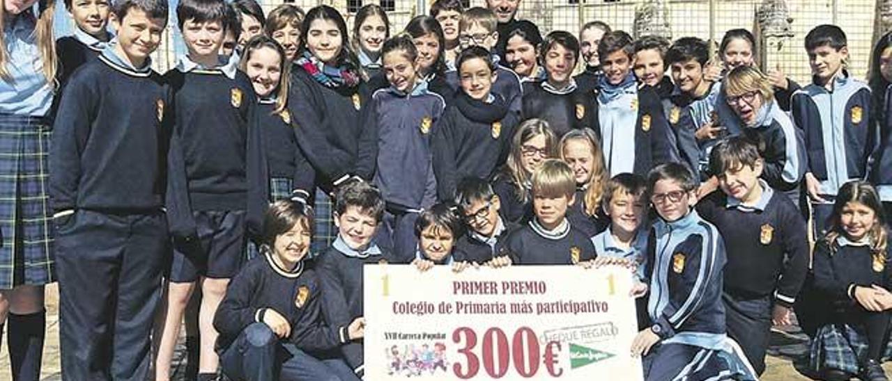 L´escola Sant Francesc va guanyar el primer premi.