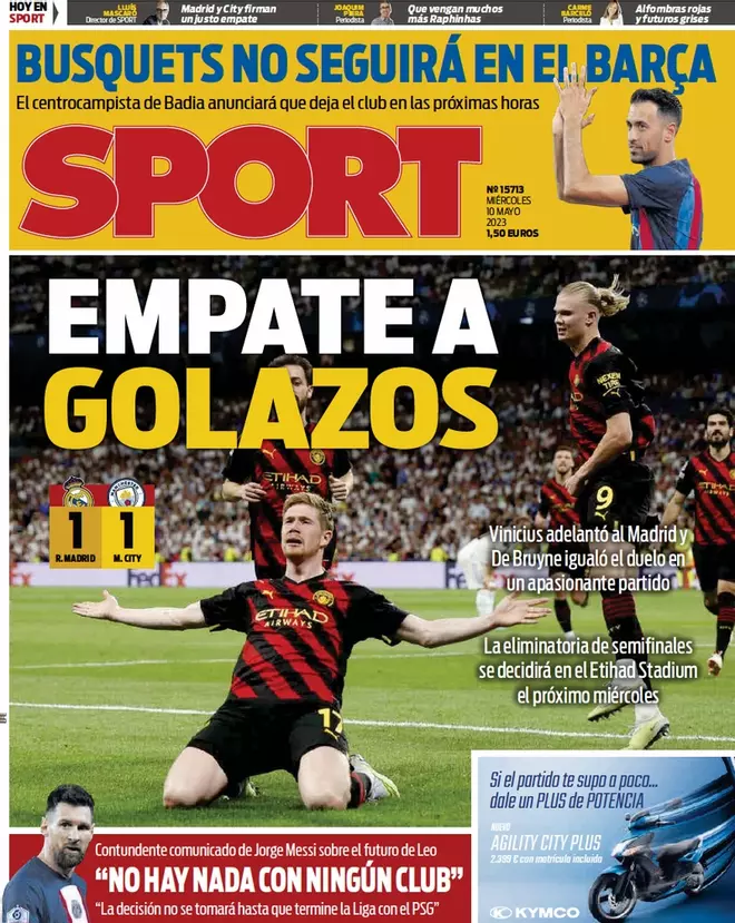 Las portadas de la prensa deportiva de hoy, miércoles 10 de mayo