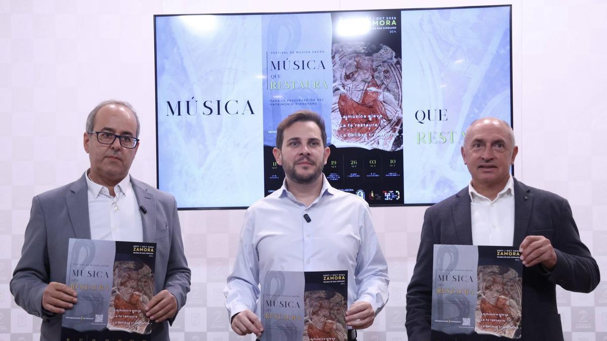 Desde la izquierda, Juan Carlos López, Víctor López y Ramiro Morán.