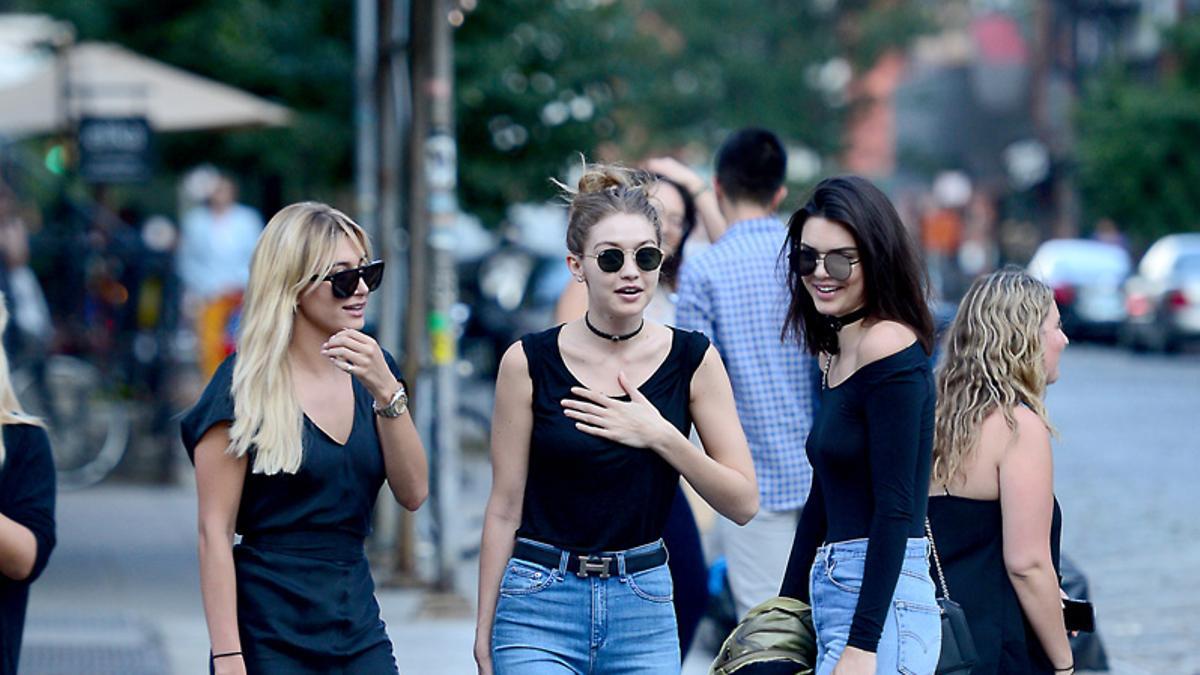 Hailey Baldwin, Gigi Hadid y Kendall Jenner