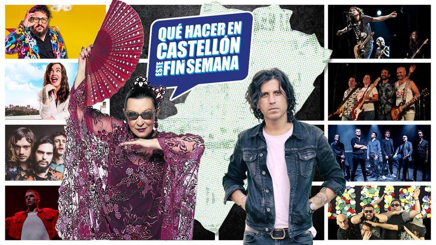 Martirio en Castelló, Rulo en Onda, Dry River, Martita de Graná y Jaime Caravaca, los protagonistas de esta semana.