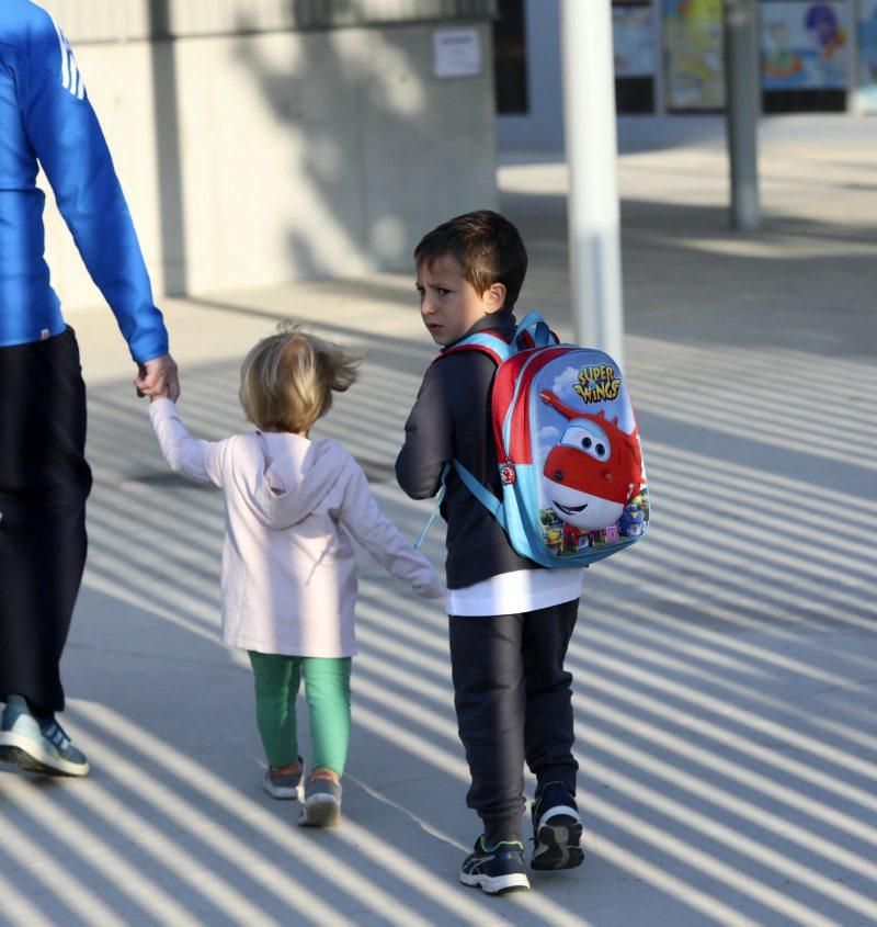 Primer día de clase en el nuevo colegio Parque Venecia