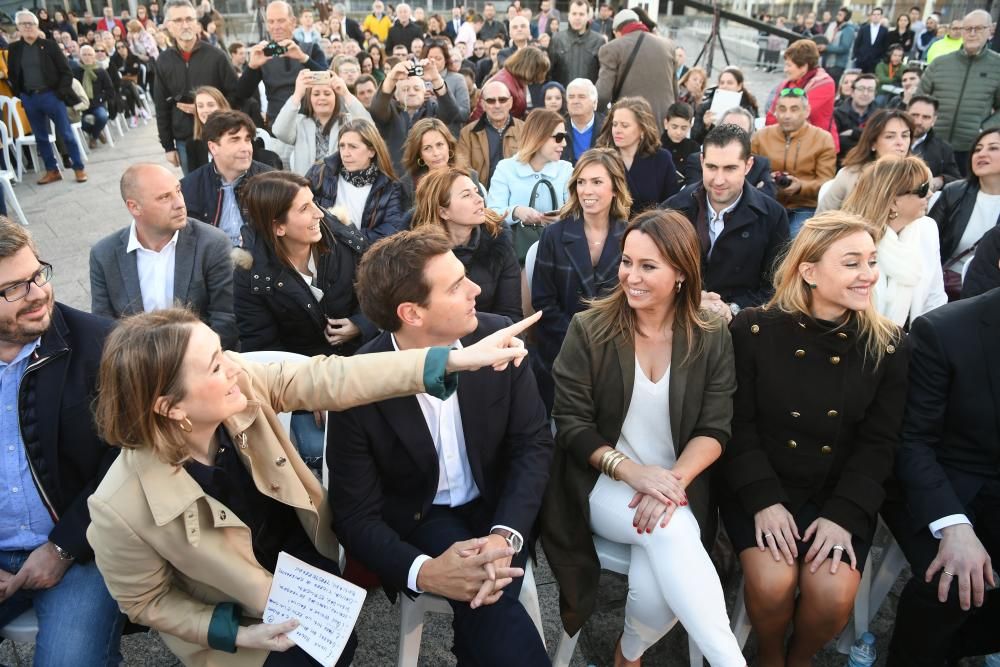 Albert Rivera en un acto de Ciudadanos en A Coruña