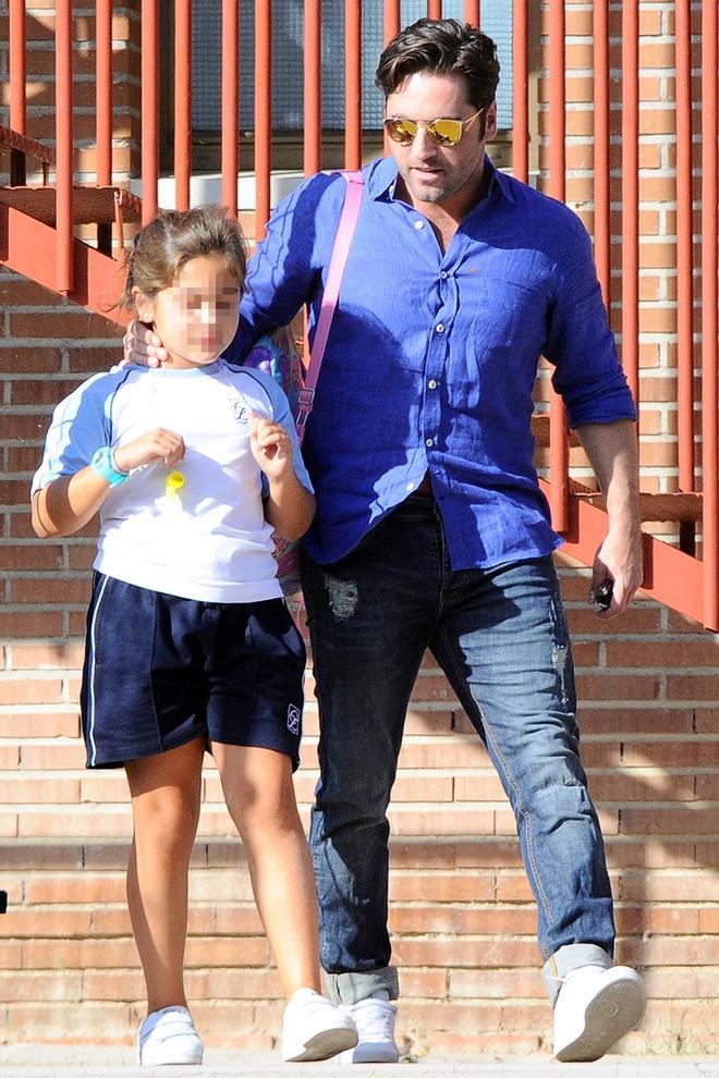 David Bustamante con su hija