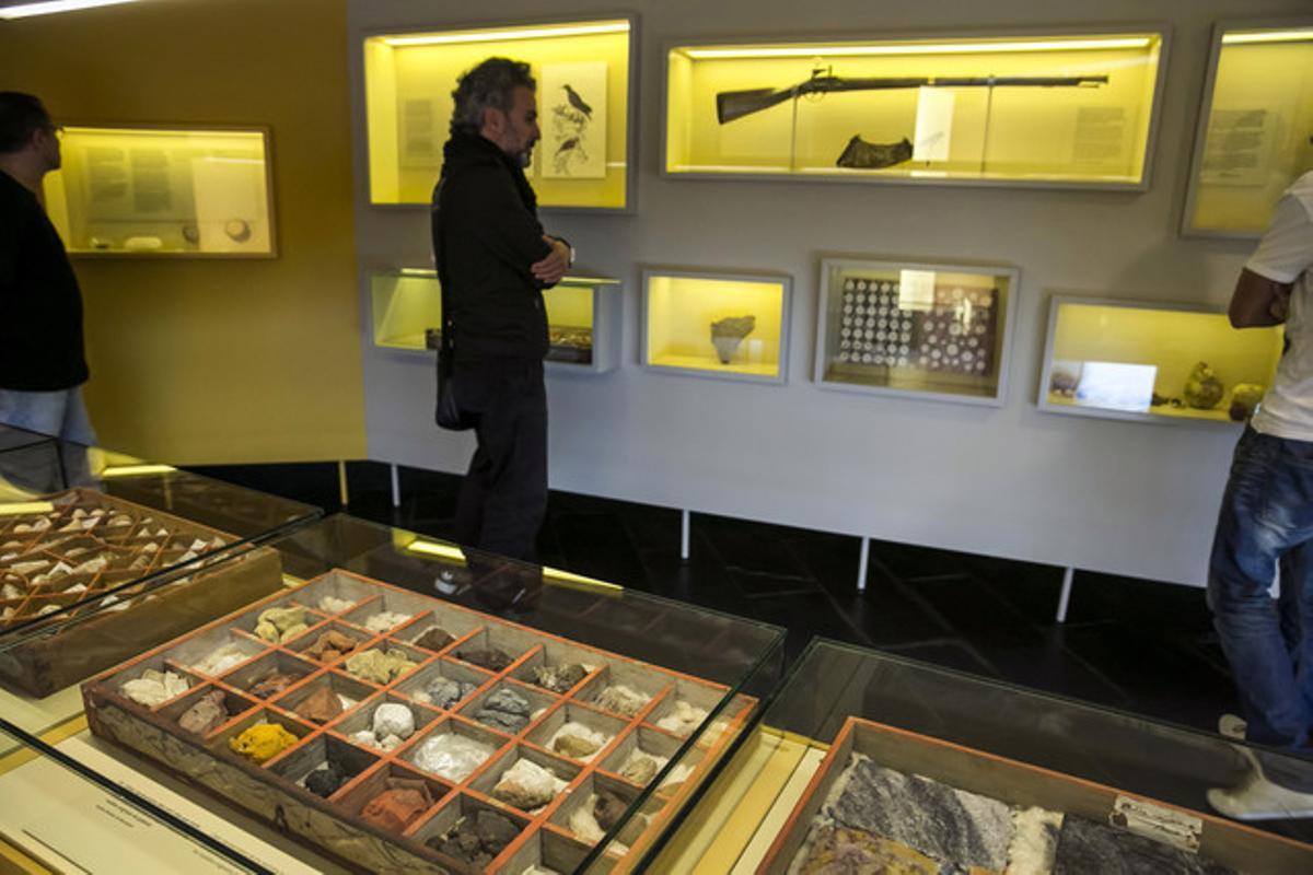 Una col·lecció de minerals que es pot visitar a ’Salvadoriana, el gabinet de curiositats de Barcelona’.