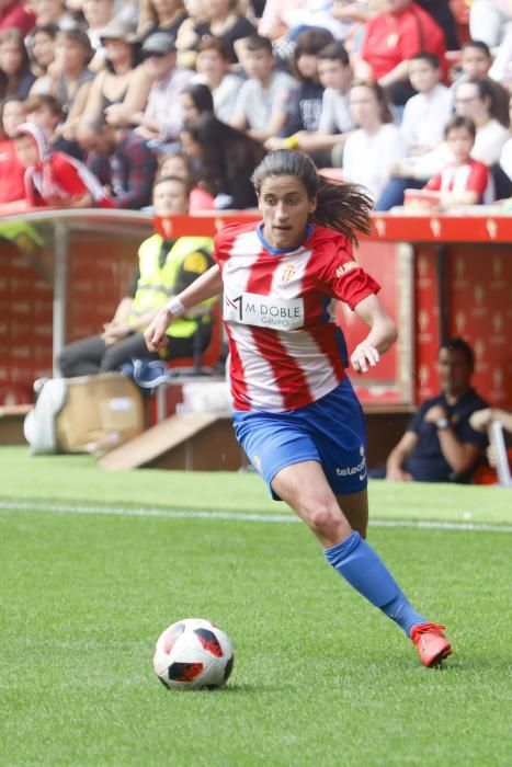 El derbi femenino de Gijón, en imágenes