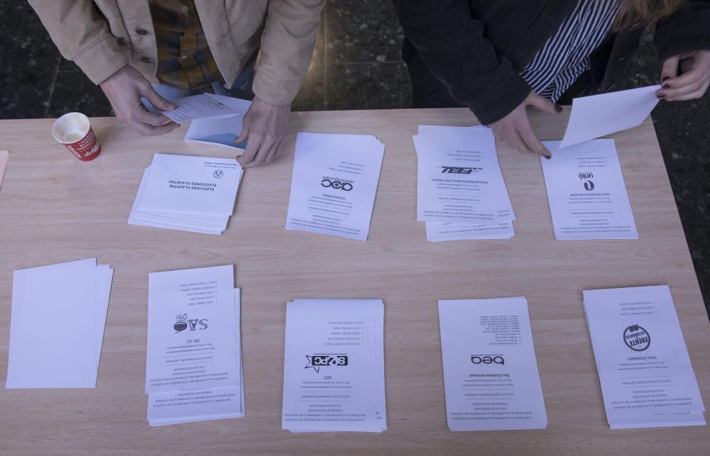 Elecciones al claustro de la Universitat de Valènc