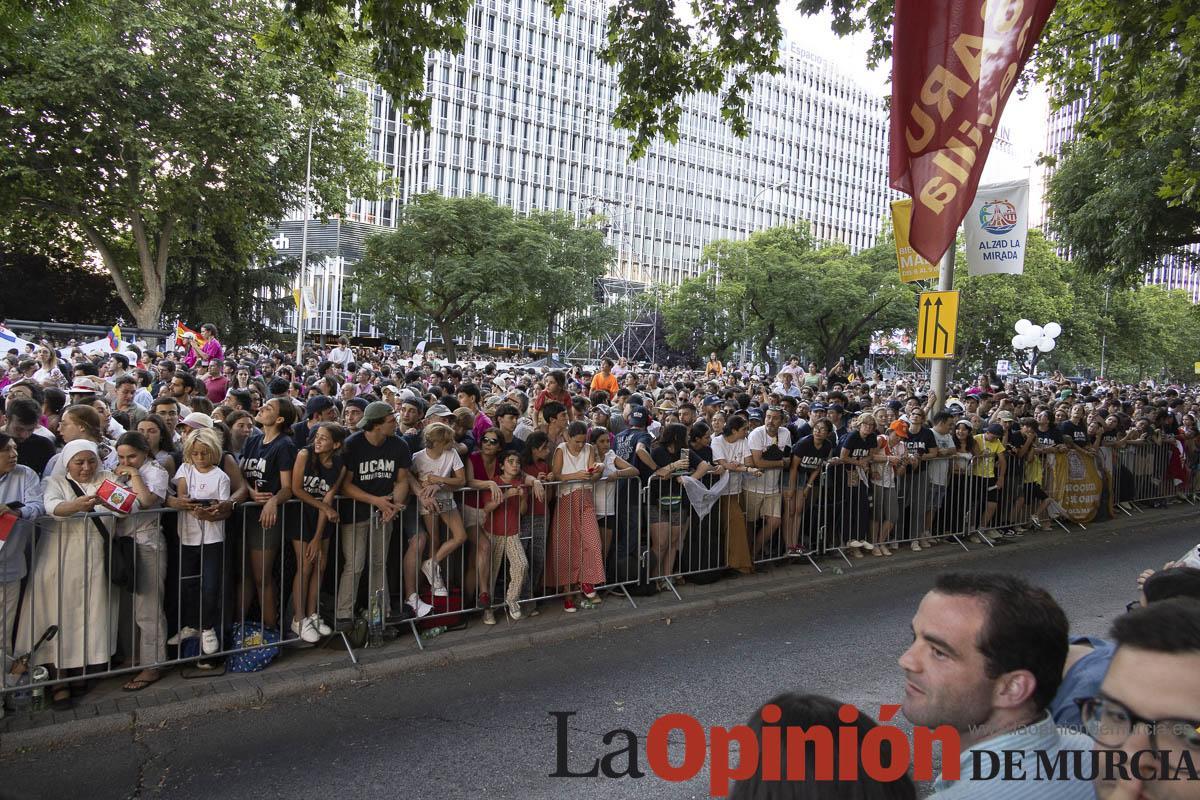 Murcianos presentes en la visita del Papa León XIV