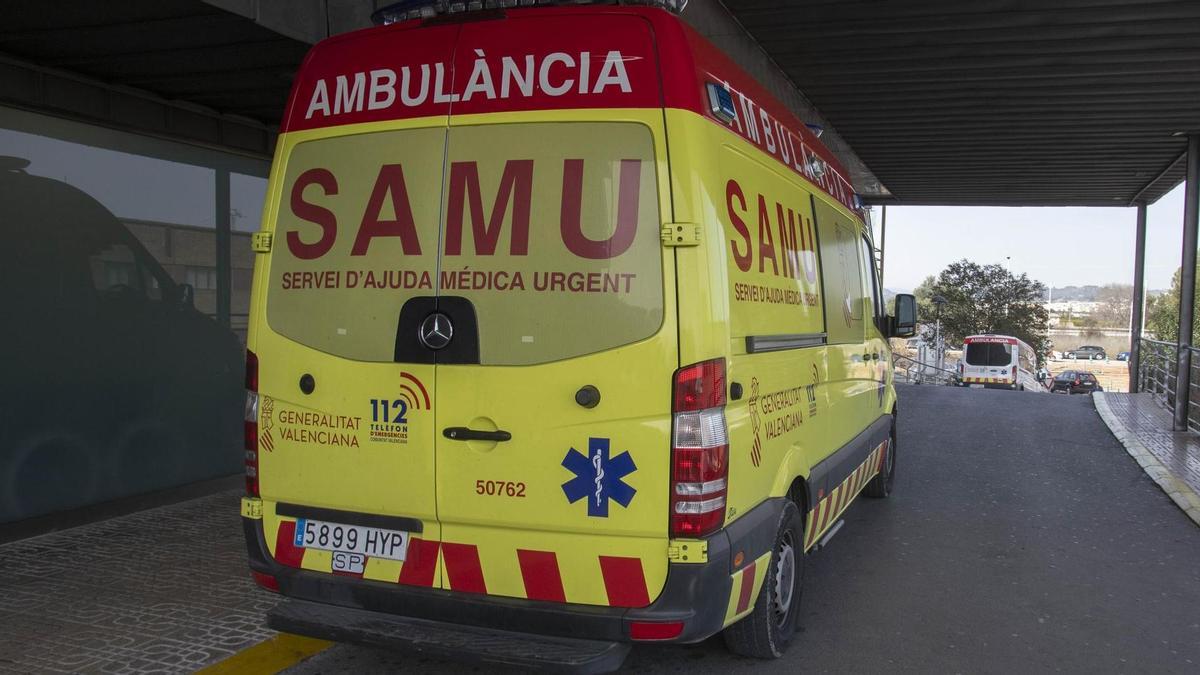 Imagen de una ambulancia.