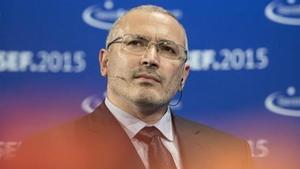 Jodorkovski, durante su participación en el Foro Económico Suizo, en Interlaken (Suiza), el pasado 4 de junio.