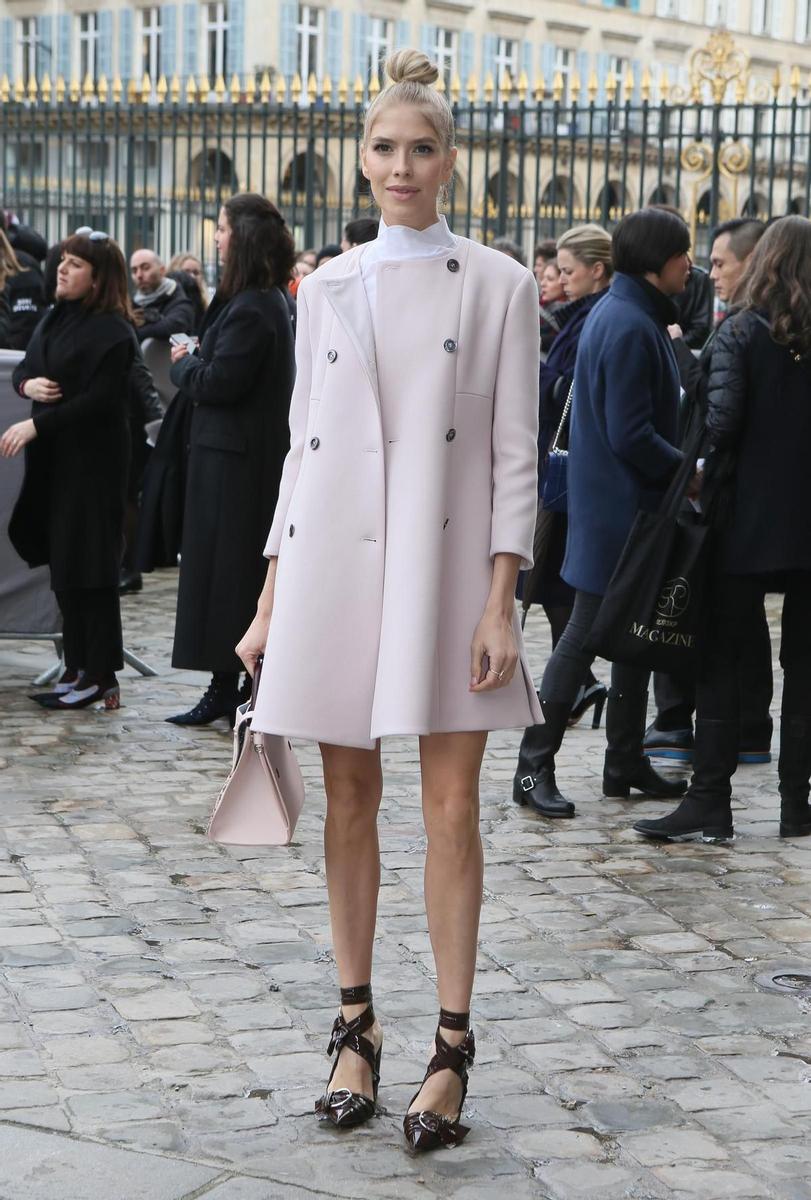 Elena Perminova en el desfile de Christian Dior en París