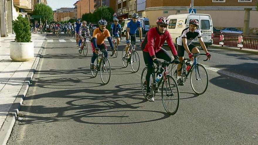 Una marcha ciclista.