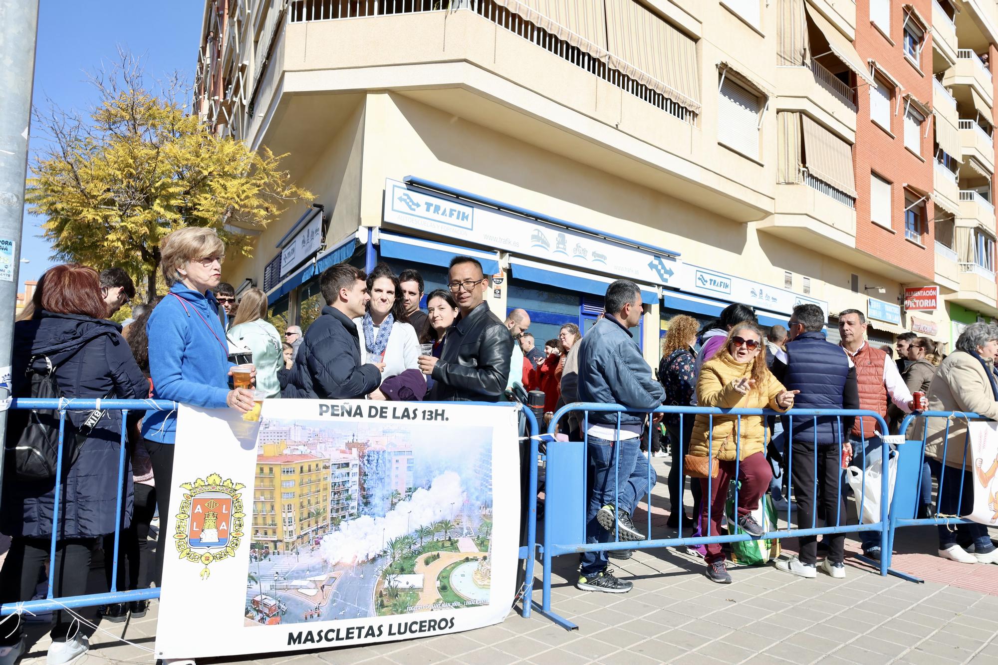 La mascletà en Tómbola sacude Alicante