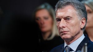 Archivo - El expresidente de Argentina Mauricio Macri