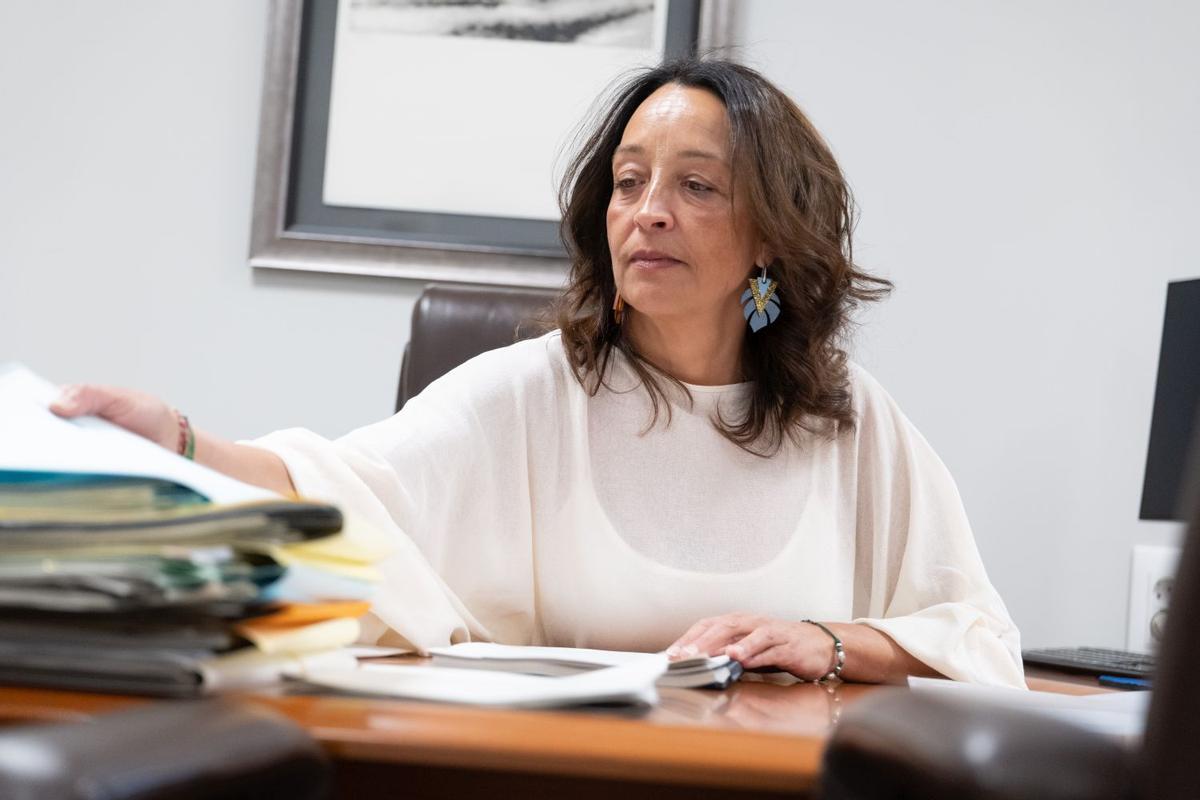 La consejera en funciones, Carmen Susín, critica la "actitud dictatorial" del Gobierno de España.