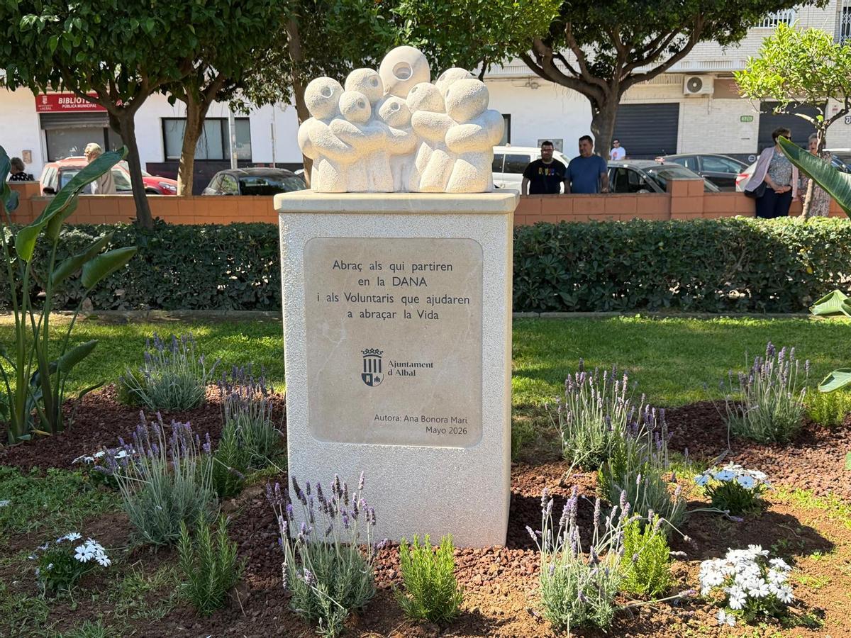 La escultura inaugurada el 23 de mayo.