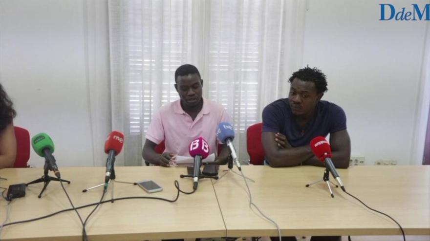 Omran Osman y Ntouba Japhet, inmigrantes acogidos en Mallorca