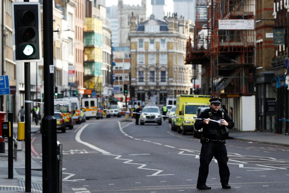 Las imágenes del atentado terrorista en Londres.