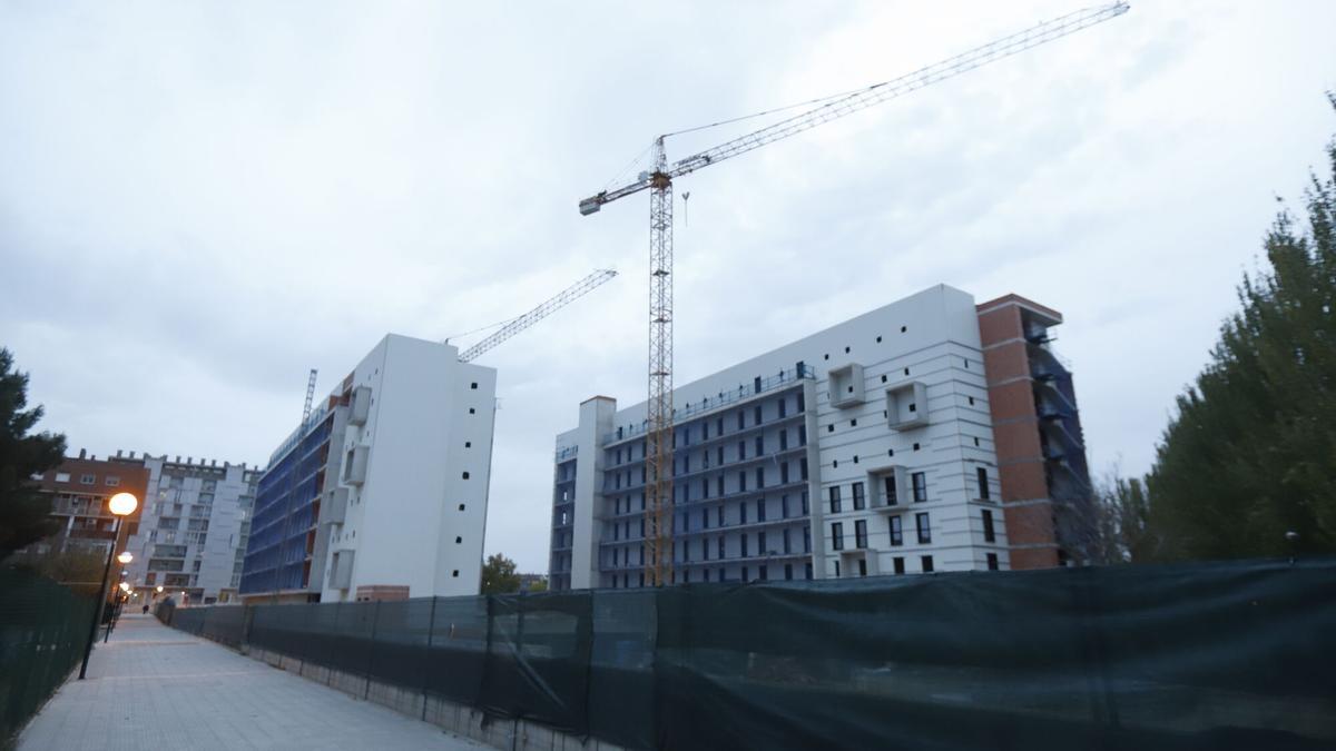 En imágenes | Así avanzan las obras de la residencia Bravo de Zaragoza