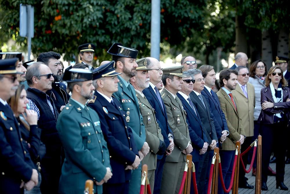 Inauguración del monolito y la plaza de la Policía Nacional