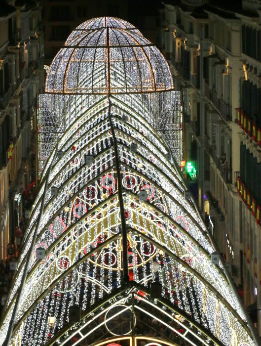 El encendido de las luces de Navidad de la calle Larios