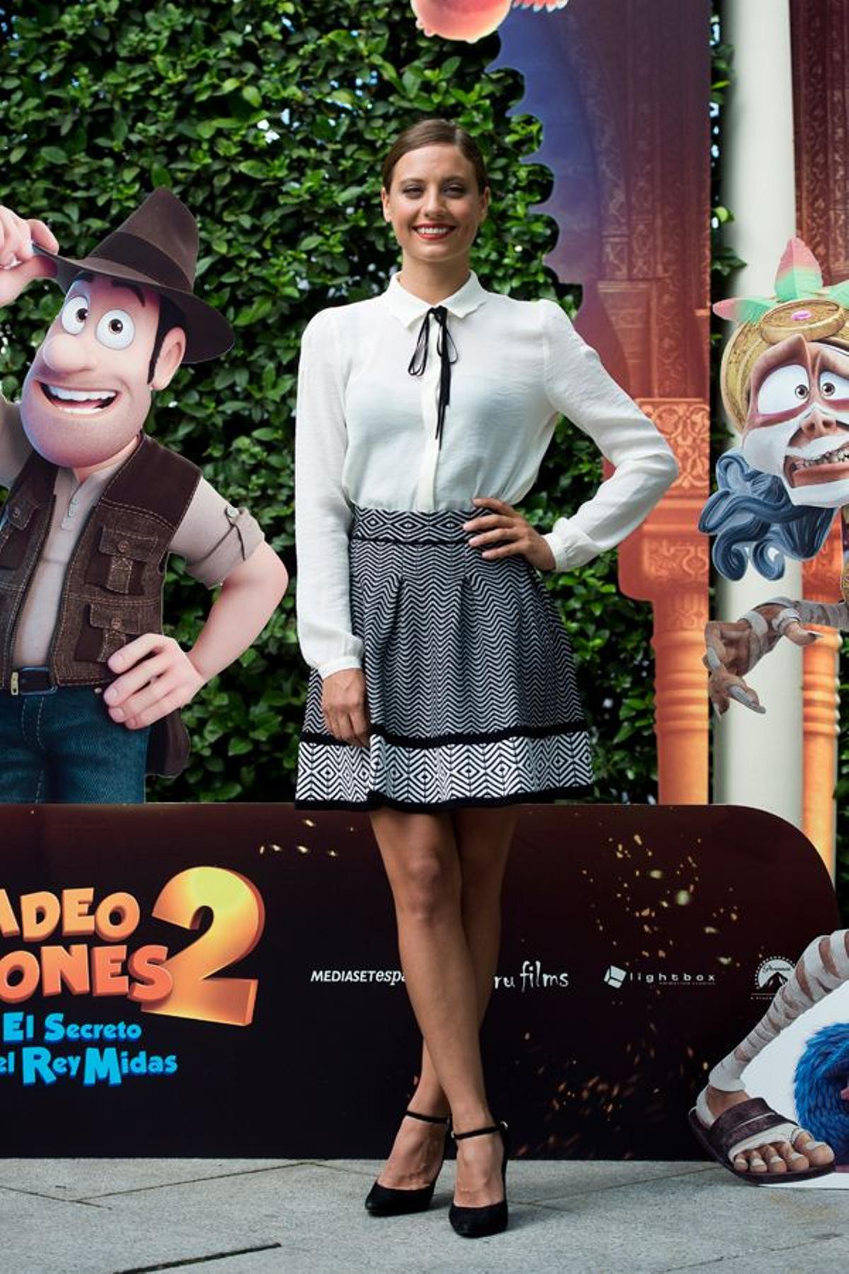 Michelle Jenner en el estreno de Tadeo Jones 2