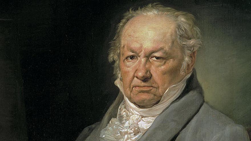 Retrato de Francisco de Goya por Vicente López.