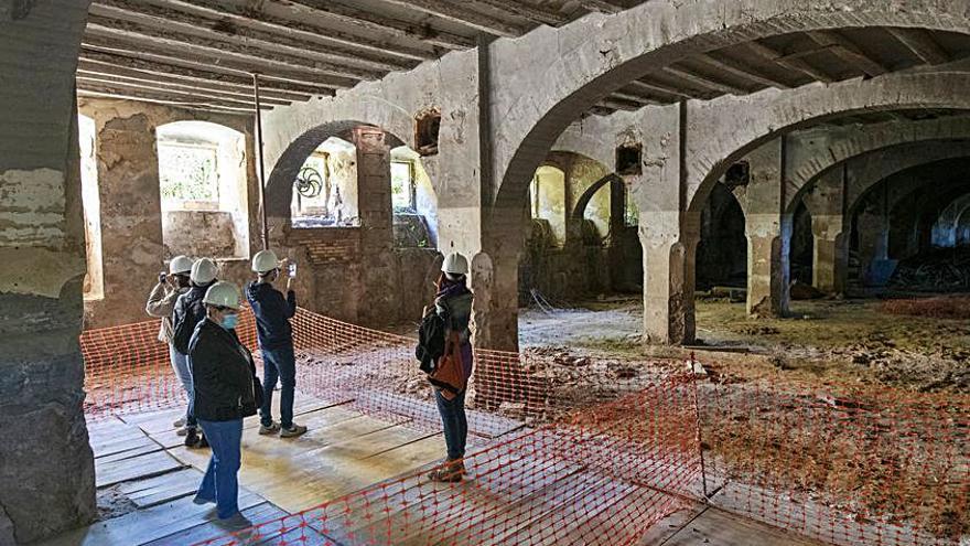 Visita ara fa un any a la fàbrica dels Panyos | ARXIU/MARTA PICH