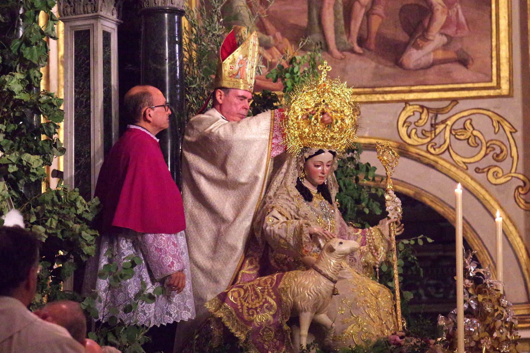 Coronación Canónica de la Divina Pastora en la Catedral de Málaga