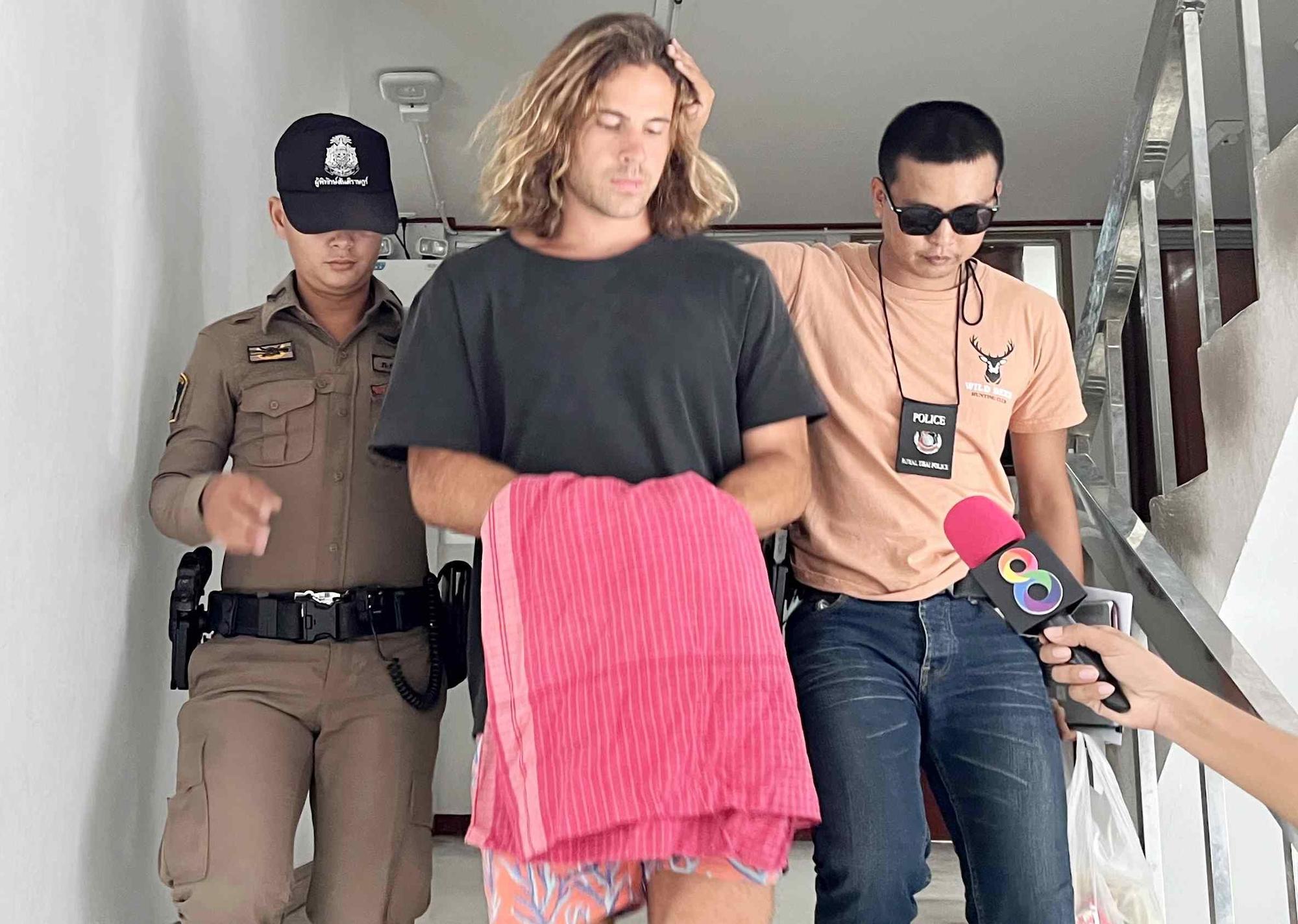 Les imatges de la detenció de Daniel Sancho a Tailàndia