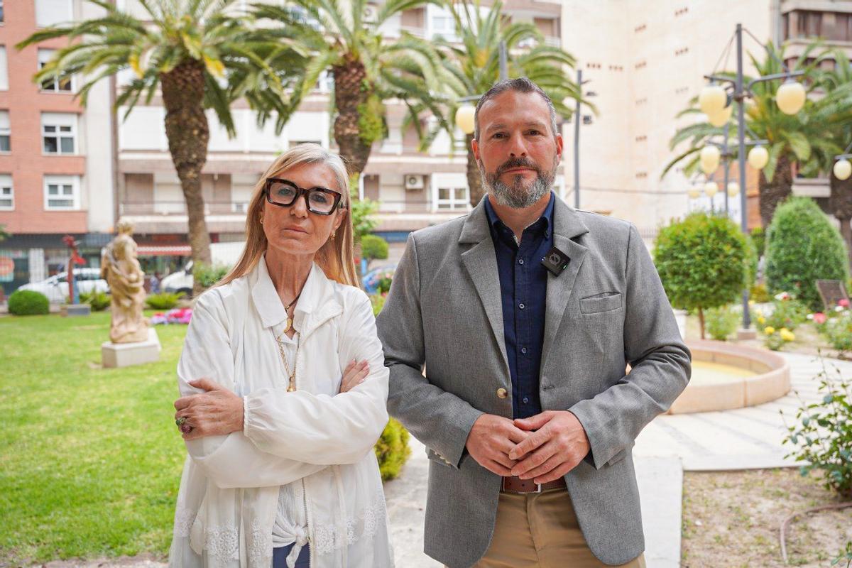 Carmen Menduiña y José Martínez, ediles de Vox en Lorca.