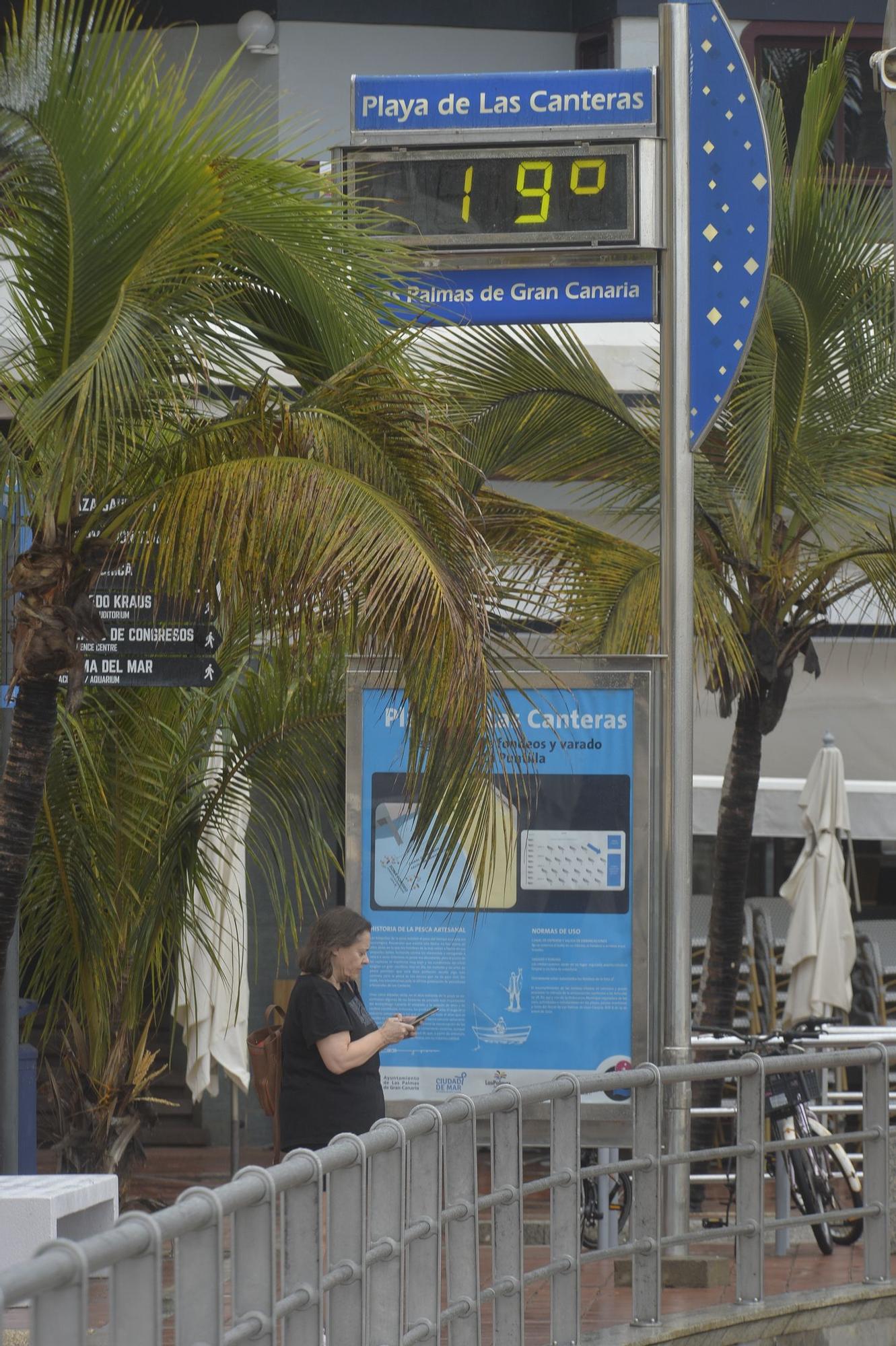 Jornada de frío y viento en Gran Canaria