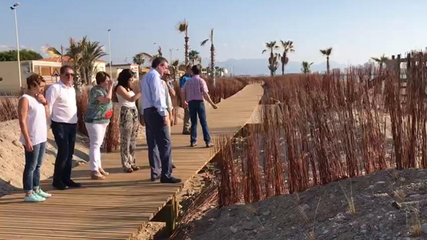 Visita a las obras de regeneración de Almassora