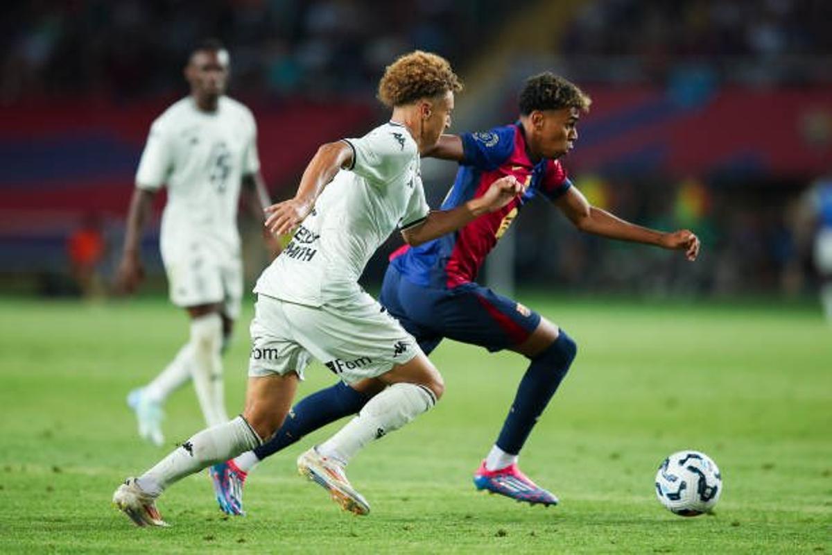 Ben Seghir, durante el Gamper en Montjuïc