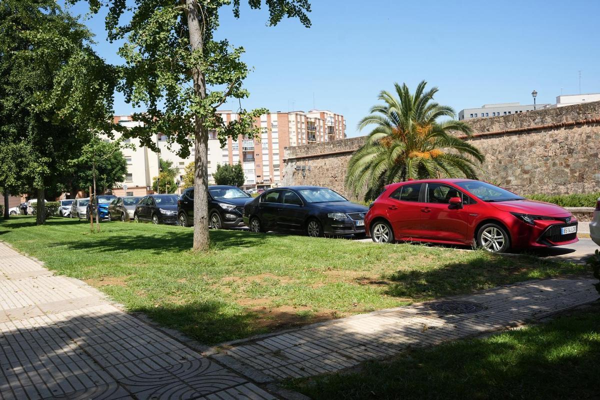 Zona donde la empresa eliminó dos setos.