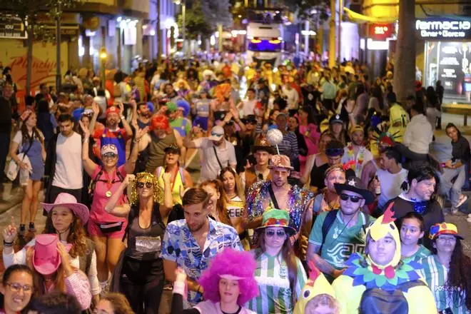 Llegada de la Cabalgata del Carnaval de Las Palmas de Gran Canaria