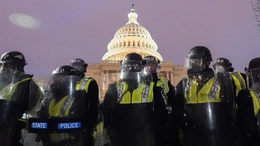 Una imagen del asalto al Capitolio el 6 de enero.