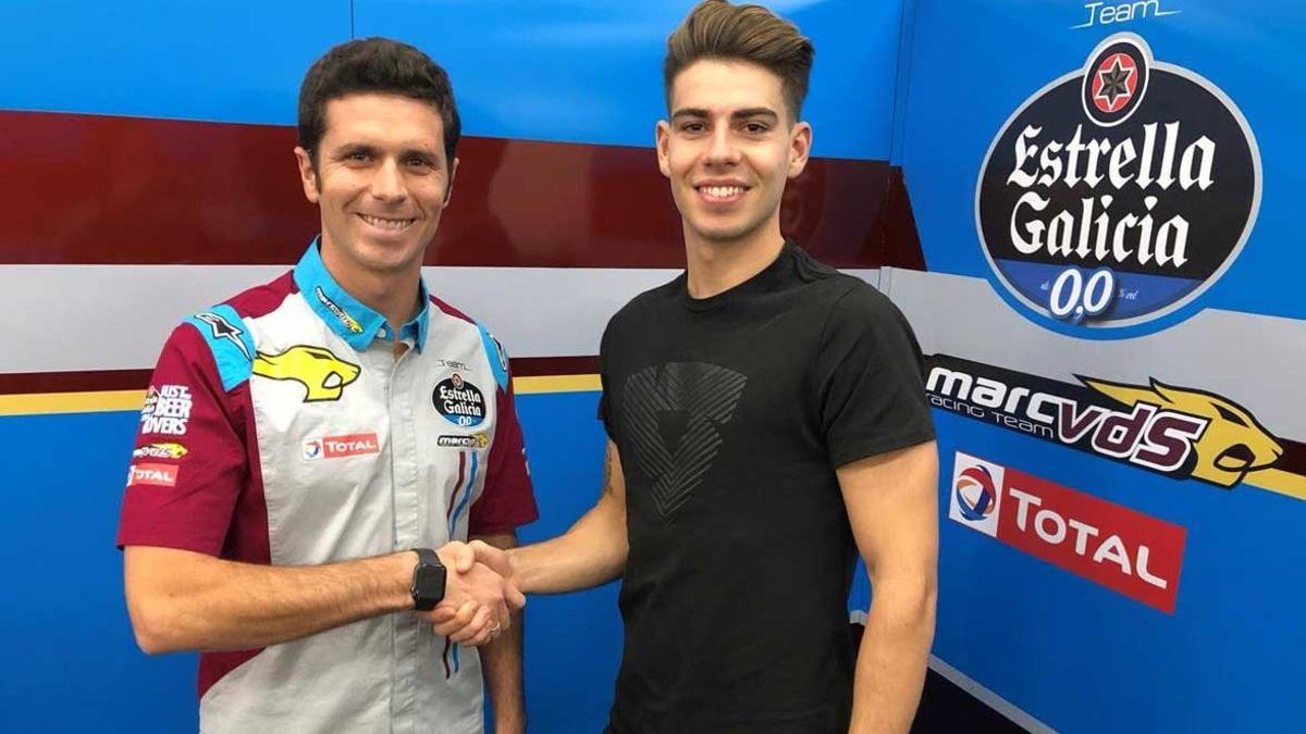 Augusto Fernández llega al Estrella Galicia 0,0 Marc VDS