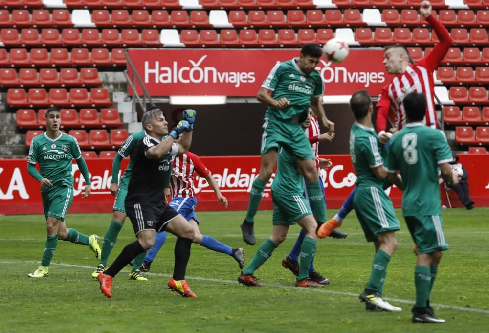 Sporting B-Arenas de Getxo, en El Molinón.