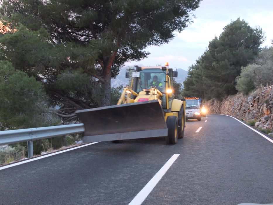 La nieve llega a Mallorca