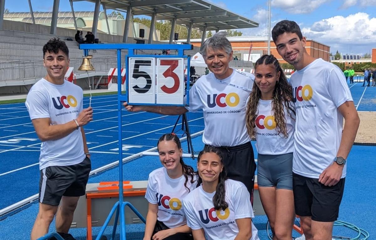 Representantes de la Universidad de Córdoba en el Campeonato de España de León.